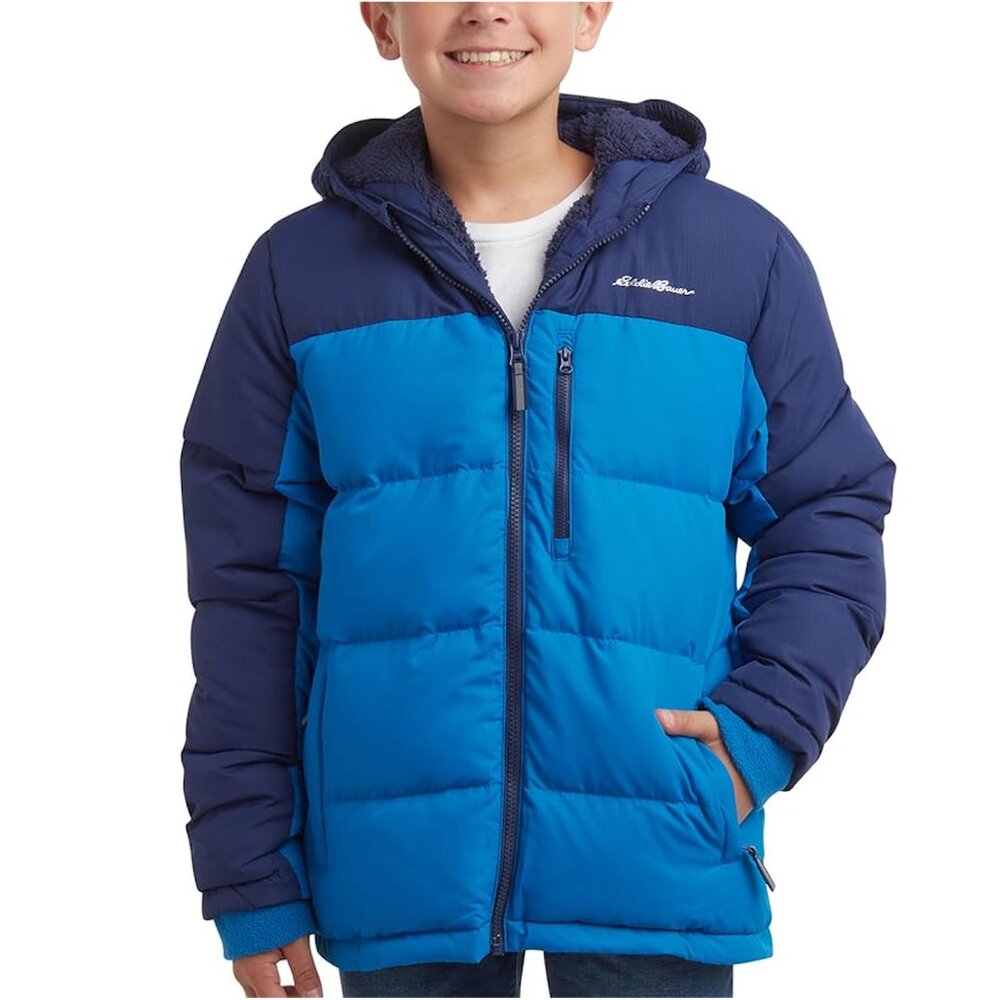 NWT Eddie Bauer Boys Classic Down Heavyweight Jacket, XL (16)